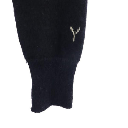 Yohji Yamamoto Long Sleeve Wool Sweater Black Size 2