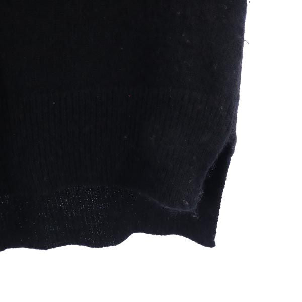 Yohji Yamamoto Long Sleeve Wool Sweater Black Size 2