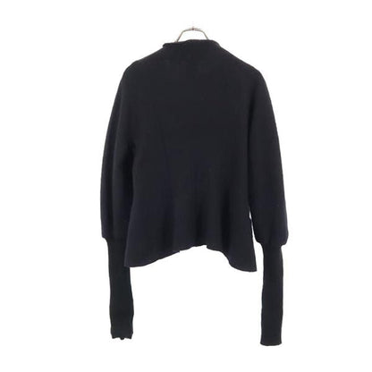Y's Collarless Jacket with Sleeves Black