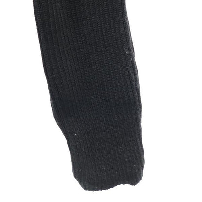 Y's Collarless Jacket with Sleeves Black