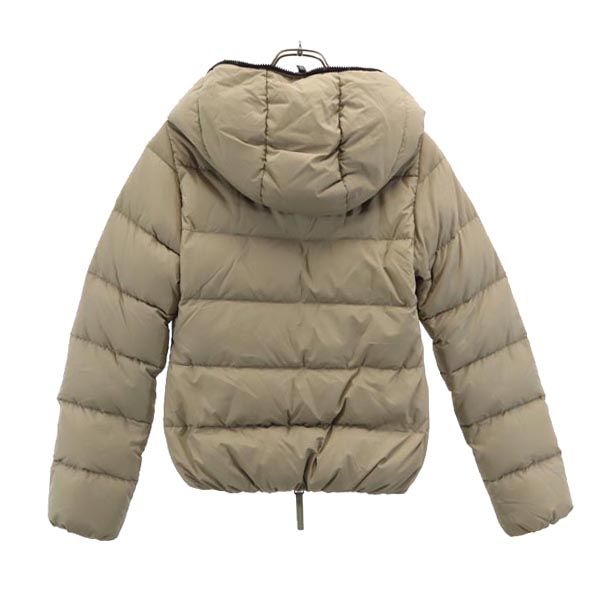 DUVETICA Down Hooded Jacket Beige Size 38