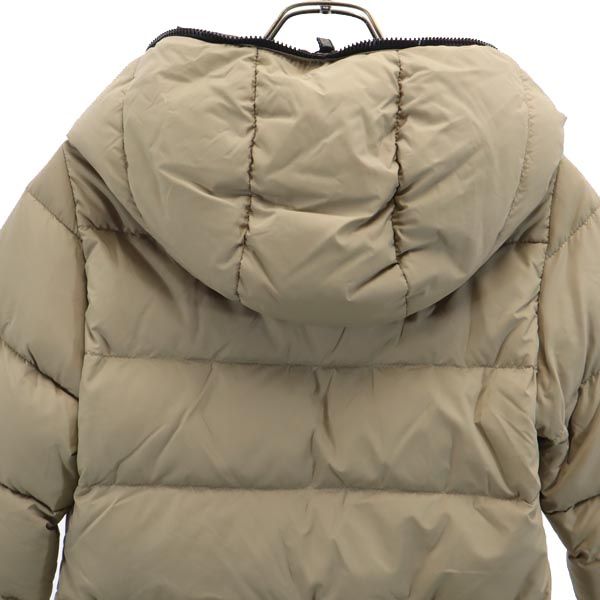 DUVETICA Down Hooded Jacket Beige Size 38