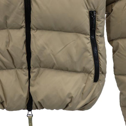 DUVETICA Down Hooded Jacket Beige Size 38