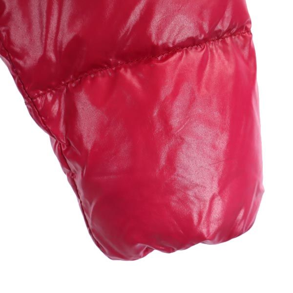DUVETICA Nylon Hooded Down Jacket Pink Size 42