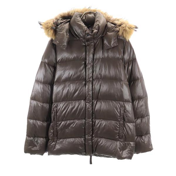 DUVETICA Nylon Down Jacket Brown Size 48