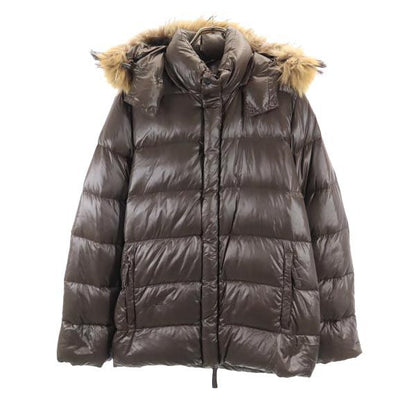 DUVETICA Nylon Down Jacket Brown Size 48