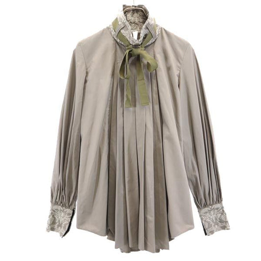 SHIROMA Striped Tiered Long Sleeve Shirt Size FREE