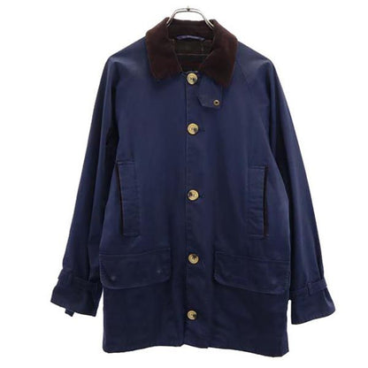 Barbour Navy Fleece Lined Jacket Size S