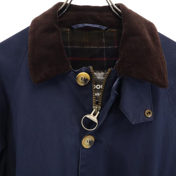 Barbour Navy Fleece Lined Jacket Size S