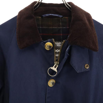 Barbour Navy Fleece Lined Jacket Size S