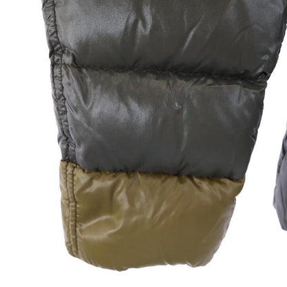 DUVETICA Real Fur Down Jacket Khaki Size 42