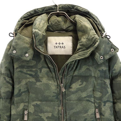 TATRAS Camo Long Sleeve Down Jacket Green Size 2