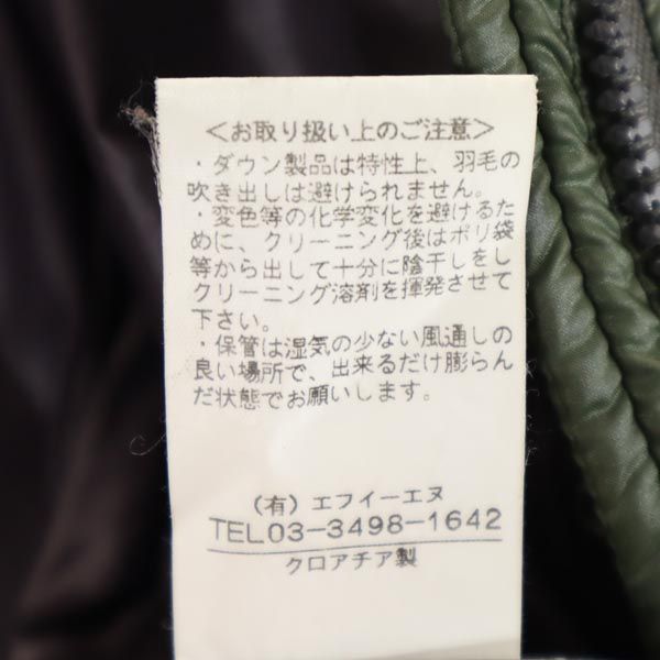 DUVETICA Hooded Racoon Fur Down Jacket Green Size 38