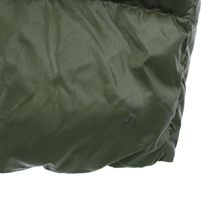 DUVETICA Hooded Racoon Fur Down Jacket Green Size 38