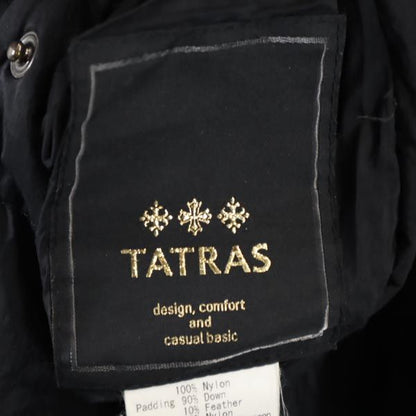 TATRAS Black Logo Down Jacket Size 2