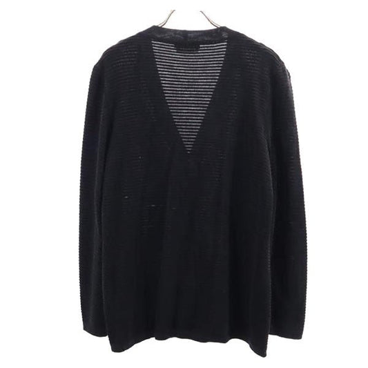 Salvatore Ferragamo Italy Wool Blend Cardigan Black Size M
