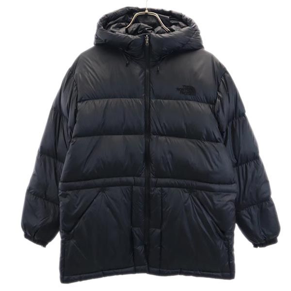 THE NORTH FACE Outdoor Down Jacket Black Logo Size M