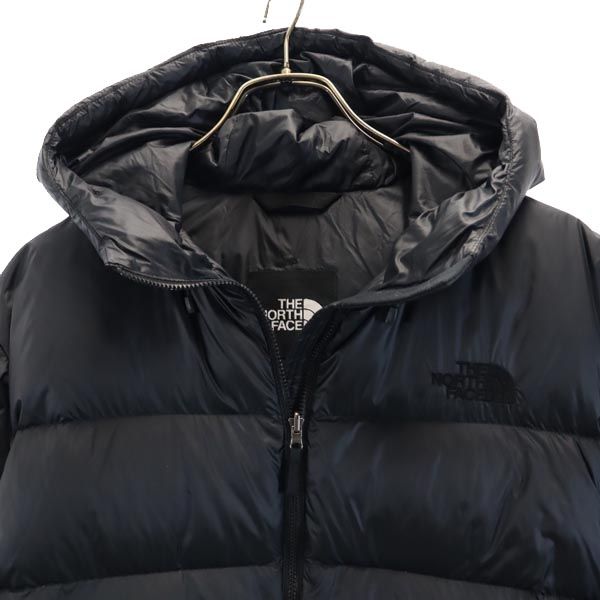 THE NORTH FACE Outdoor Down Jacket Black Logo Size M