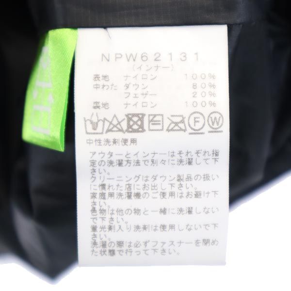 THE NORTH FACE Outdoor Down Jacket Black Logo Size M