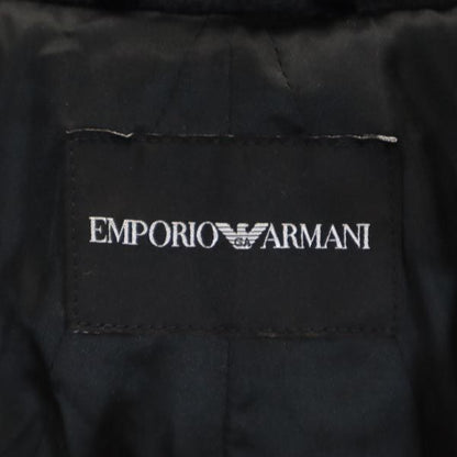 Emporio Armani Wool Blend Volume Collar Jacket Gray Size 40