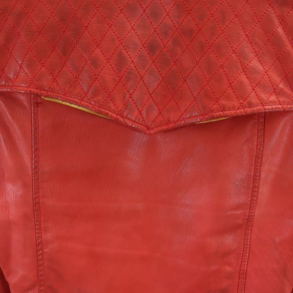 P.E.O.T.W AG Leather Rider Jacket Orange Size 44