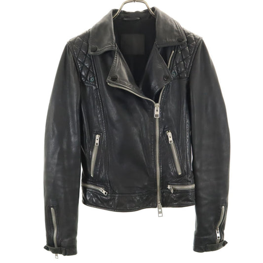ALLSAINTS Lambskin Double Rider Leather Jacket Size 34