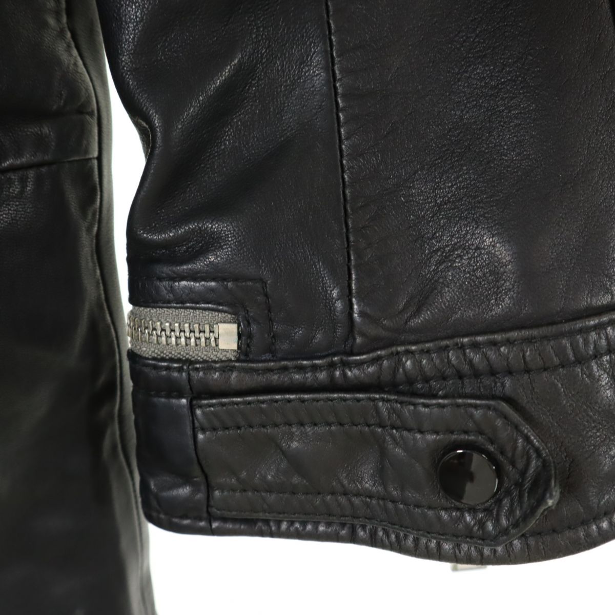 ALLSAINTS Lambskin Double Rider Leather Jacket Size 34