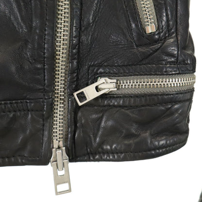 ALLSAINTS Lambskin Double Rider Leather Jacket Size 34
