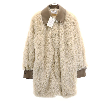 CISLYS Fur Coat Beige Size F
