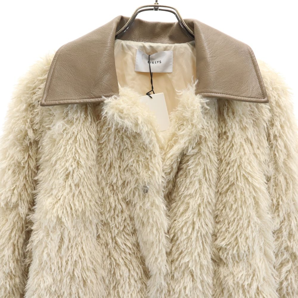 CISLYS Fur Coat Beige Size F