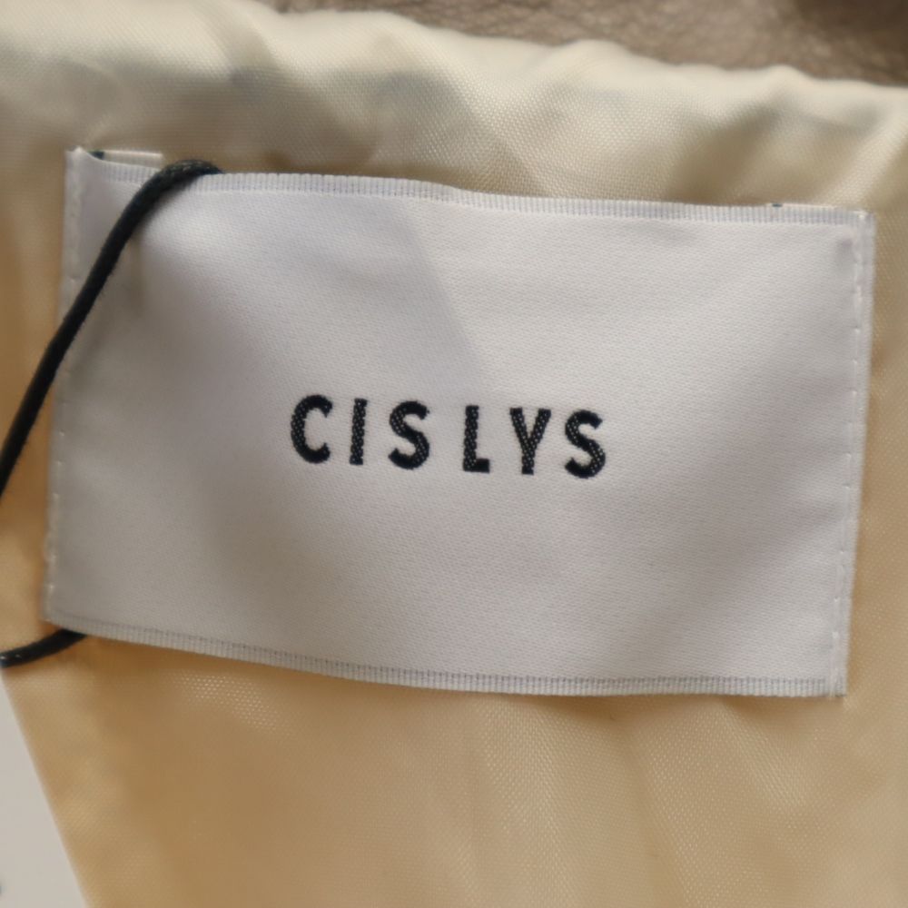 CISLYS Fur Coat Beige Size F