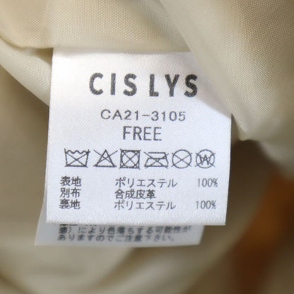 CISLYS Fur Coat Beige Size F