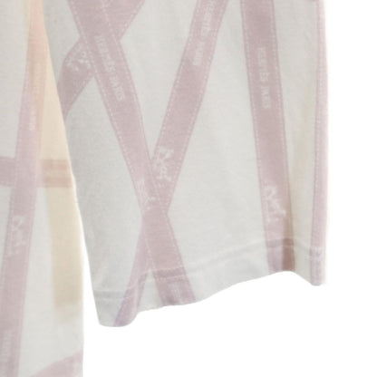 HERMES Italian 3/4 Sleeve Top White Size LA