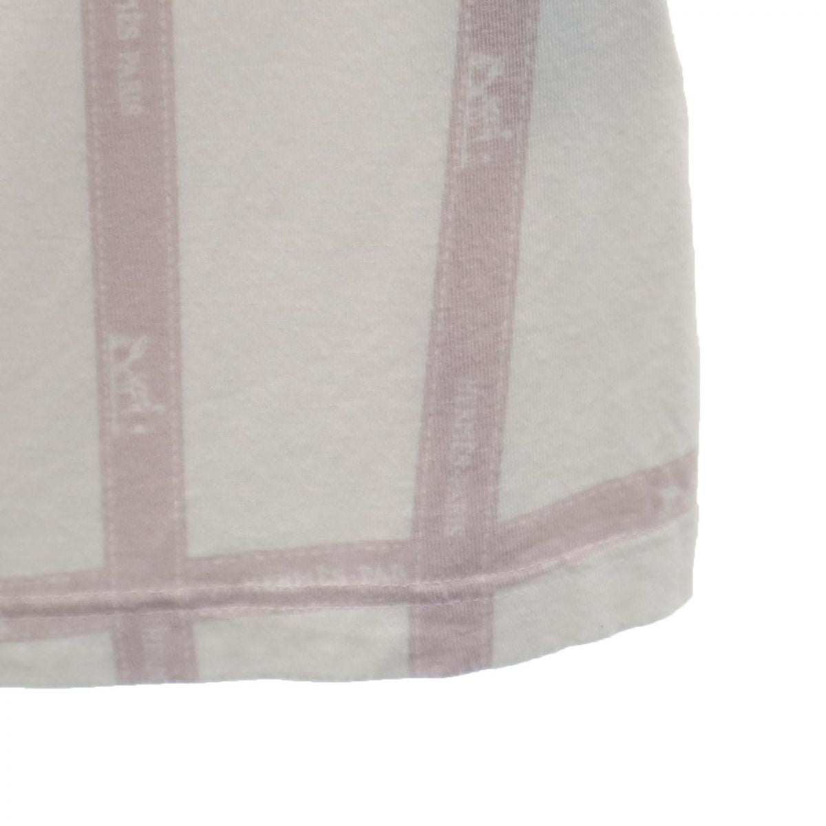 HERMES Italian 3/4 Sleeve Top White Size LA