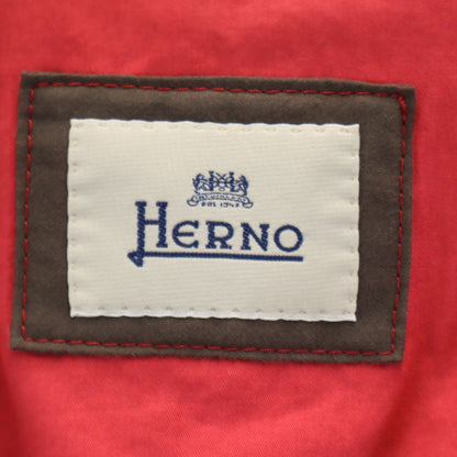 Herno Italy Made Pea Coat Brown Size 50