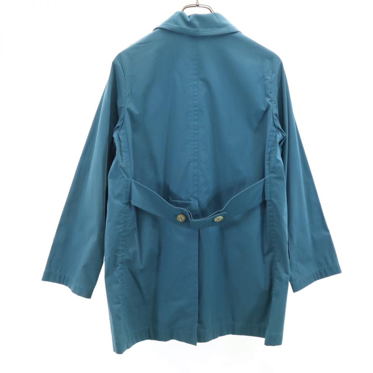 Mackintosh UK Made Balmacaan Coat Blue Size 34