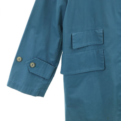 Mackintosh UK Made Balmacaan Coat Blue Size 34