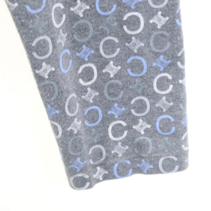 CELINE Patterned Long Sleeve Shirt Gray Size L