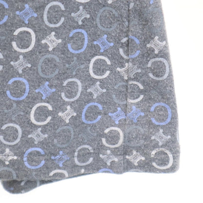 CELINE Patterned Long Sleeve Shirt Gray Size L