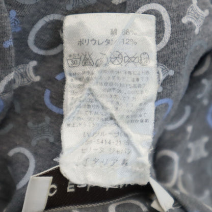CELINE Patterned Long Sleeve Shirt Gray Size L