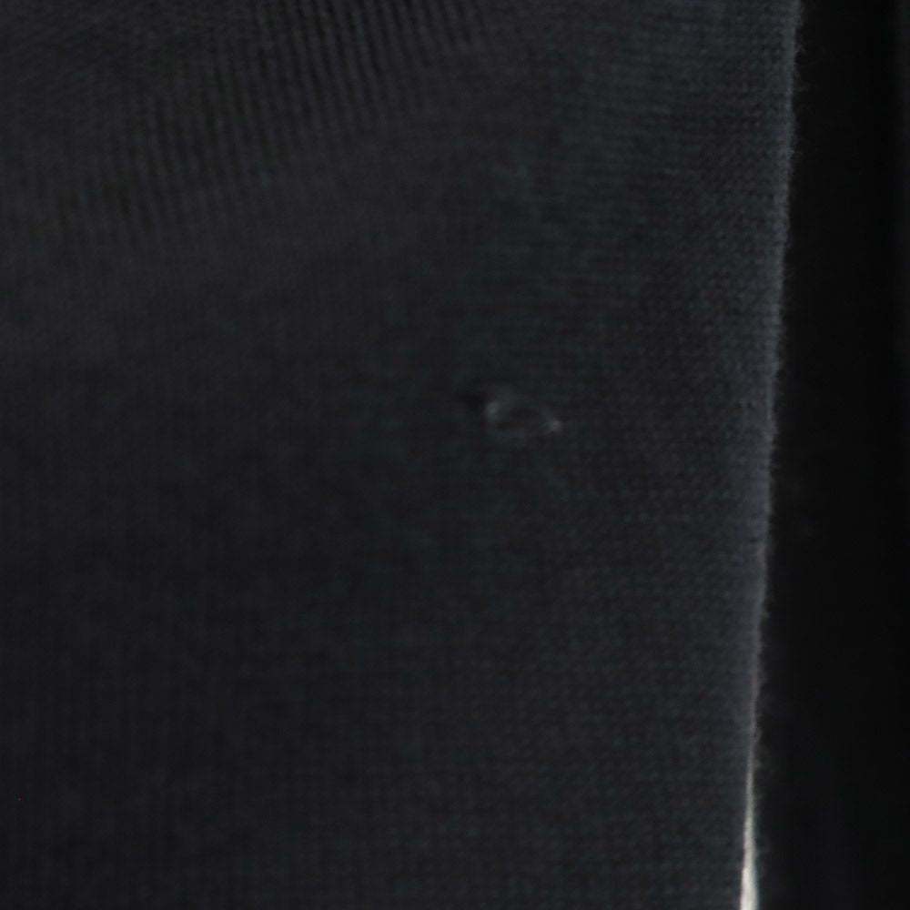 CELINE Italy Pattern Long Sleeve Sweater Black Size 38