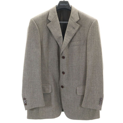 Salvatore Ferragamo Italian Wool Suit Black Size 50