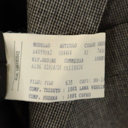Salvatore Ferragamo Italian Wool Suit Black Size 50