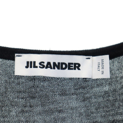 JIL SANDER Italian Wool Blend Long Cardigan Black Size M