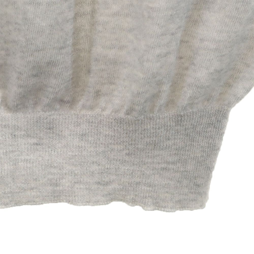 JIL SANDER 100% Cashmere Long Sleeve Sweater Gray Size 36