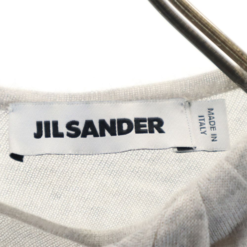 JIL SANDER 100% Cashmere Long Sleeve Sweater Gray Size 36
