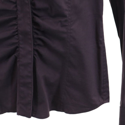 GUCCI Italian Long Sleeve Shirt Purple Size 42