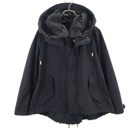 THE RERACS Japanese Long Sleeve Zip Jacket Black Size 38