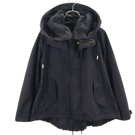 THE RERACS Japanese Long Sleeve Zip Jacket Black Size 38