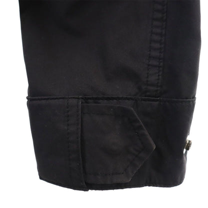 THE RERACS Japanese Long Sleeve Zip Jacket Black Size 38
